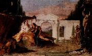 Giovanni Battista Tiepolo Rinaldo und Armida, Entwurf fur gleichnamiges Munchner Gemalde France oil painting artist